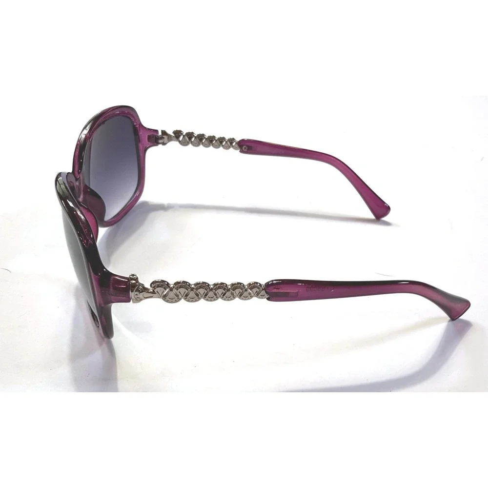 Oversized Purple Butterfly Sunglasses Italy Design Gradient Lens